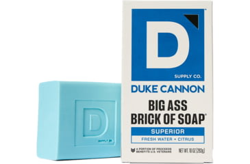 Image of Duke Cannon Supply Co Superior Big Ass Brick Of Soap, Blue, Small, BSBA-SUPR10