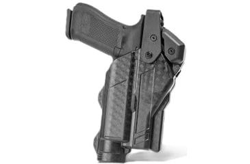 Image of Alien Gear Holsters Rapid Force Duty Holster LVL 3 w/Light-Bearing w/Bag Packaging, Sig P320 Full Size 9mm/.40 cal/M17/XFull, Right Hand, BasketWeave Black, RD-M-0691-BW-RH-L1-B