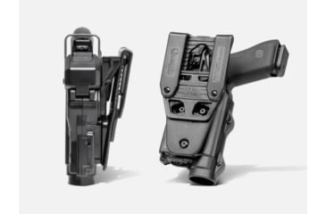 Image of Alien Gear Holsters Rapid Force Duty Holster LVL 3 w/Light-Bearing w/Bag Packaging, Sig P320 Compact/Carry 9 mm/.40 cal/M18/XCarry, Right Hand, Matte Black, RD-M-0692-BK-RH-L1-B