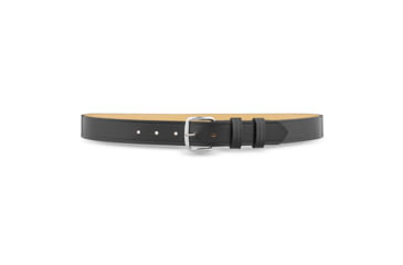 Image of 1-1/4" Plain Leather Garrison Belt with Nickel Buckle