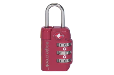 Image of Eagle Creek Travel Safe TSA Lock-Cherry Red