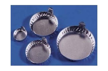 Image of Eagle Thermoplastic Disposable Aluminum Crinkle Dishes with Tabs D28-500