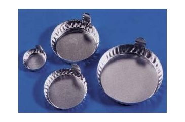 Image of Eagle Thermoplastic Disposable Aluminum Crinkle Dishes with Tabs D57-100