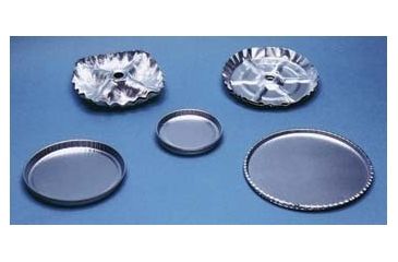 Image of Eagle Thermoplastic Disposable Aluminum Weighing and Drying Pans D-125 Weighing Pans