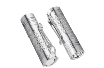Image of EAGTAC D3C RC Ti Flashlight, Luminus SST20 CRI-95 4000K NW LED, 510lm, Silver, D3C-CLICKY-TI-SST20-NW
