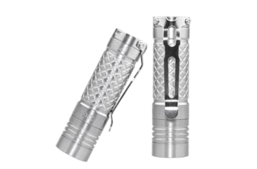 Image of EAGTAC D3C RC Ti Flashlight, Luminus SST20 CRI-95 4000K NW LED, 510lm, Silver, D3C-CLICKY-TI-SST20-NW