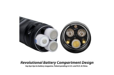 Image of EAGTAC GX25A3 Flashlight, XM-L2 U2 NW LED, 1105lm, Black, GX25A3-XML2-NW