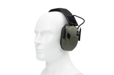 Image of Earmor Sport Shooting ElectronicEar Muffs w/ Foam Earpads, 22dB, Foliage Green, M300A-FG