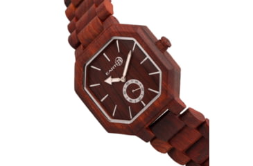 Image of Earth Wood Acadia Bracelet Watch, Red, One Size, ETHEW4703