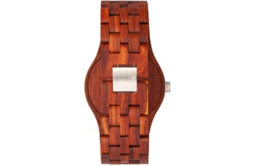 Image of Earth Wood Inyo Bracelet Watch w/Date, Red, One Size, ETHEW3203