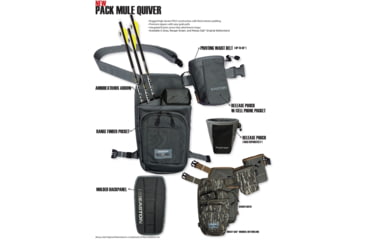 Image of Easton Pack Mule Quiver, Grey, 1006617