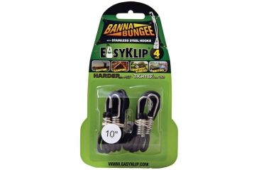 Image of Easyklip Bannabungee Black 10'' 4 Pk 49101SS
