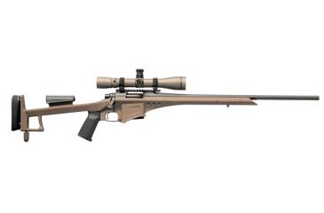 Image of Eberlestock Cobra Stock Chasis System, 700 SA, w/ AI-Type 5 Round Magazine, Dry Earth M2AE