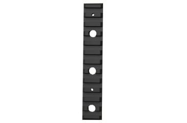 Image of Eberlestock Perf-Mount Picatinny Rail, Stealth Black 11PRB