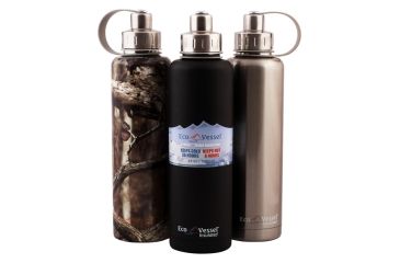 Image of Eco Vessel BigFoot Triple Insulated Stainless Steel Bottle, Black, Regular, 599682