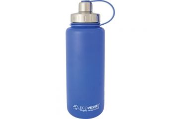 Image of Eco Vessel Boulder Insulated Bottle, 32 Oz, Black, BLD946BS