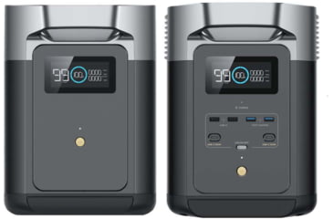 Image of EcoFlow DELTA 2 + DELTA 2 Smart Extra Battery, Black, DELTA2-DELTA2EB