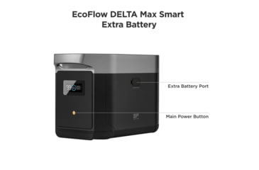 Image of EcoFlow DELTA Max Smart Extra Battery, Black, 50031003