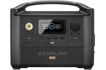 Image of EcoFlow RIVER Pro Portable Power Station, Cyber Black, 50032017