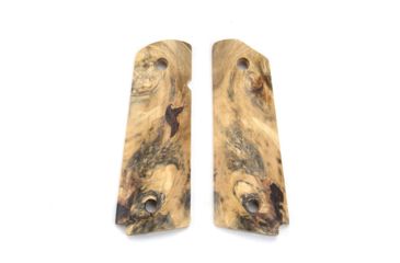 Image of Ed Brown Products Bobtail Grip Bushing, 1911, Buckeye Burl, Pair 12, Burlwood, 45-BURL-12