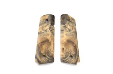Image of Ed Brown Products Bobtail Grip Bushing, 1911, Buckeye Burl, Pair 16, Burlwood, 45-BURL-16