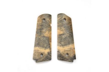 Image of Ed Brown Products Bobtail Grip Bushing, 1911, Buckeye Burl, Pair 19, Burlwood, 45-BURL-19