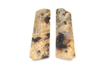 Image of Ed Brown Products Bobtail Grip Bushing, 1911, Buckeye Burl, Pair 7, Burlwood, 45-BURL-7