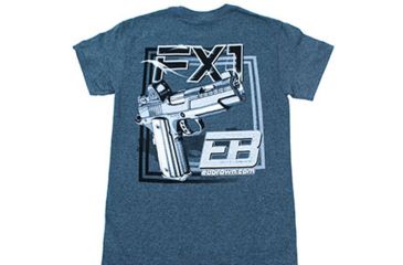 Image of Ed Brown Products FX1 T-Shirt, Medium, Heather, 964-FX1-M