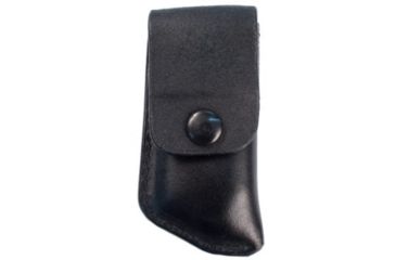 Image of Ed Brown Products Magazine Pouch, Cowhide/Ostrich Leg, Black, HL-MAG-BLK
