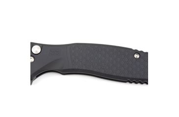 Image of Ed Brown Products S1 Folder Folding Knife, 3.75in, CPM S35VN Steel, Drop Point, Stonewashed Blade, Aluminum Handle, Black, Designed by Curtis Lovito, KN-S1-FOLDER