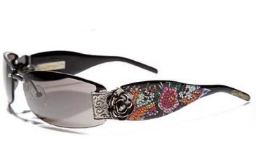 Image of Ed Hardy Skull Butterflies &amp; Roses Sunglasses EHS-020