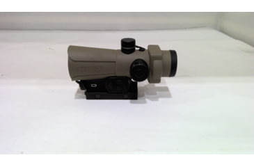 Image of EDEMO Cactus Jack Tri-Illuminated Rifle Scope w/Fiber Optic Sight, 4x32mm, 25.4mm Tube, Black, 4x32 Tri-ILLuminate, EDEMO1