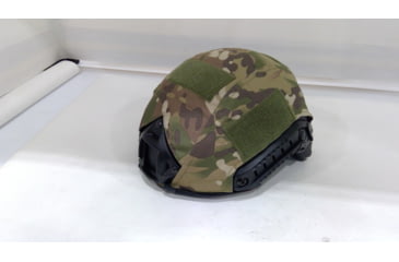 Image of EDEMO Guard Dog Body Armor Level IIIa Ballistic Helmet w/Multicam Cover, Black/Multicam, Large, FAST-HELMET-L, EDEMO1
