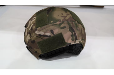 Image of EDEMO Guard Dog Body Armor Level IIIa Ballistic Helmet w/Multicam Cover, Black/Multicam, Large, FAST-HELMET-L, EDEMO2