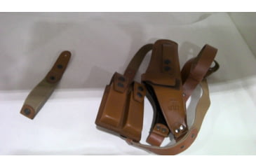 Image of EDEMO JBP Holsters Vertical Shoulder Holster, Right Hand, Beretta 92, CZ75, Sig P226, Ruger P89, Brown, 452BRN, EDEMO1