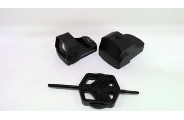 Image of EDEMO Swampfox Sentinel Ultra Compact Micro Green Dot Sight, 1x16mm, 3 MOA Green Dot Reticle, Manual Brightness, Black, SNL00116-GDM, EDEMO2