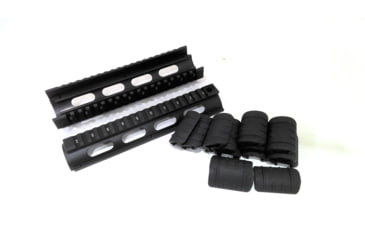 Image of EDEMO UTG Pro AR308 Drop-in Mid Length Quad Rail for SW MP10, Black, MTU018, EDEMO1
