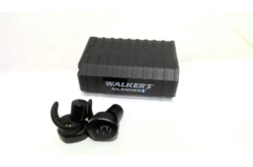 Image of EDEMO Walkers Silencer BT 2.0 Bluetooth Earbuds, 24 dB NRR, Black, GWP-SLCR2-BT, EDEMO1