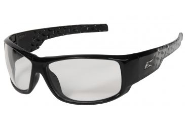 Image of Edge Eyewear Caraz Safety Glasses,Black Diamond Plate Frame,Clear Lens HZ111-D2
