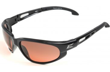 Image of Edge Eyewear Dakura Safety Glasses - Black Frame, Copper "Driving" Lens SW115