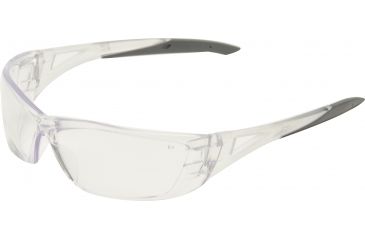 Image of Edge Eyewear Delano Safety Glasses Black Frame Clear Lens Sd111