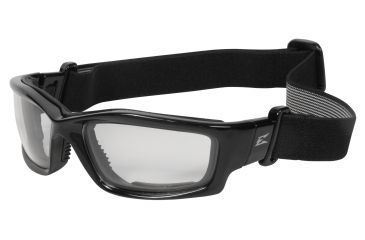 Image of Edge Eyewear Kazbek Safety Glasses,Black Frame,Clear Vapor Shield Lens SK111-SP