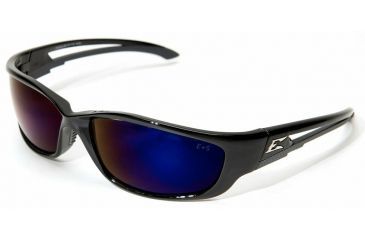 Image of Edge Eyewear Kazbek XL-Black / Blue Mirror Lens with Gasket GSK-XL118