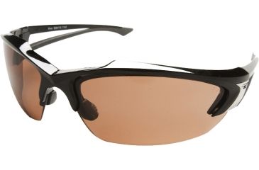 Image of Edge Eyewear Khor Safety Glasses Black Frame Copper Driving Lens Sdk115