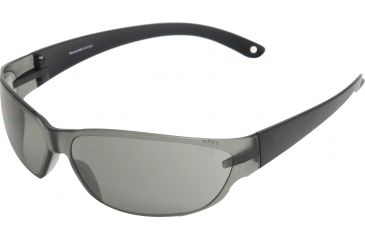 Image of Edge Eyewear Savoia Safety Glasses Black Frame Smoke Lens Ake116
