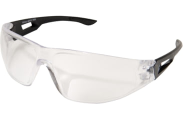 Image of Edge Safety Eyewear Kirova Glasses - Black Frame, Clear Lens, One Size, AB111