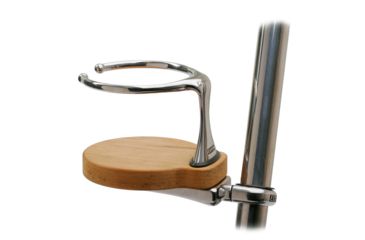 Image of Edson Marine Clamp-On Drink Holder - Single - Teak 66808