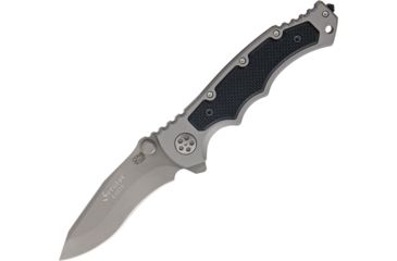 Image of Eickhorn Solingen Secutor Linerlock G10 Folding Knife,3.25in,Bohler N-695 Steel,Gray,Gray,Aluminum Handle EI104240
