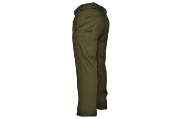 Image of Prestige Wool-Blend OD Green Hidden Cargo Pocket Pants