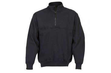 Image of Elbeco Shield Job Shirt Navy, Tall Twill Collar - T3732-L